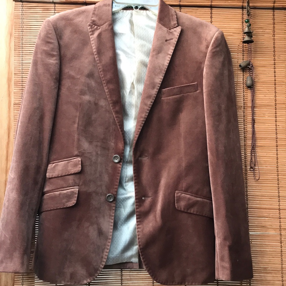Giovanni Testi velvet blazer suit holiday chic